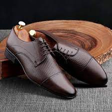 men's leather formal wear shoes