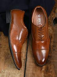 casual men's brown shoes